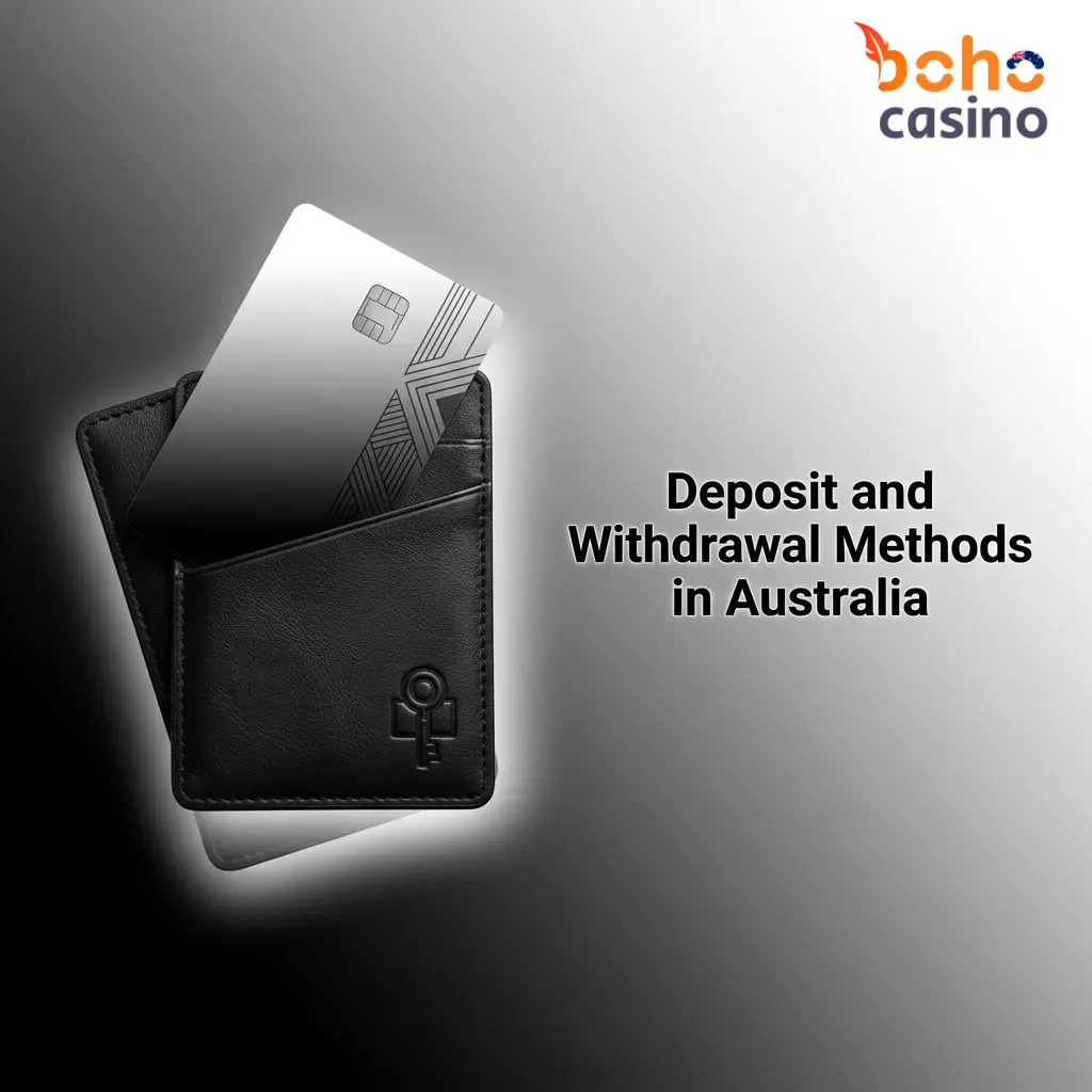 Boho Casino deposit and withdrawal methods for Australian players including Visa, Skrill, Neteller, crypto and more