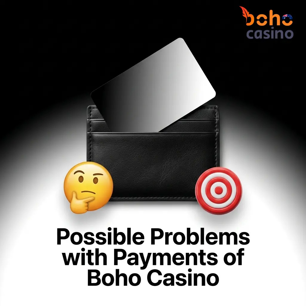 Boho Casino payment issues including declined deposits, delayed withdrawals, incorrect details, bonus restrictions, and unverified accounts